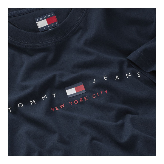 Tommy Hilfiger Ανδρική κοντομάνικη μπλούζα Regular Flag Linear Tee